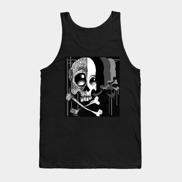 Skullandbones shadows Tank Top by Sing-Toe-Wrote 